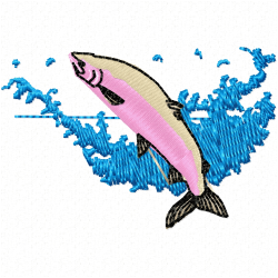 Fishes Embroidery Design 7 Fishes Embroidery Design 7